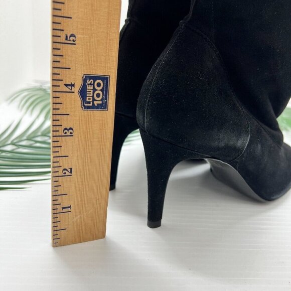 AGL Attilio Giusti Leombruni Michelle Black Leather Ankle Bootie Size 37 NWB - Picture 8 of 12